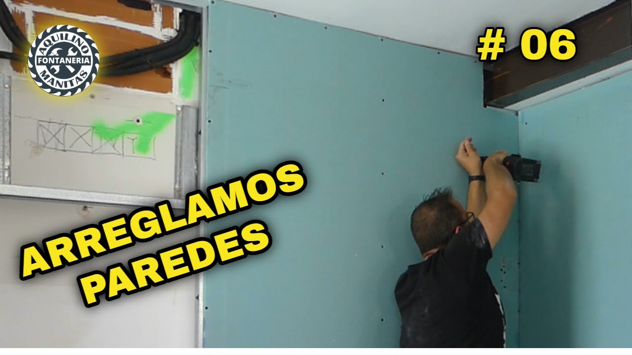 Hacemos TRASDOSADO de YESO LAMINADO, 2 MÉTODOS.