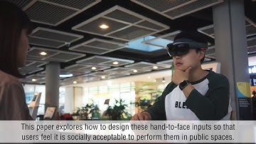 Designing Socially Acceptable Hand-to-Face Input