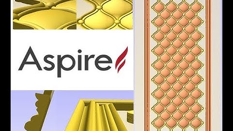 3D door design in Aspire | 3D | Door | Vectric Aspire .