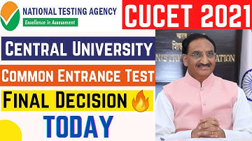 cucet 2021 final decision today 🔥 | cucet 2021 biggest update | cucet application form 2021