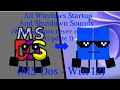 All Windows Startup And Shutdown Sounds (With versions never released) (Update 1)