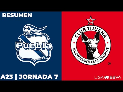 Puebla Club Tijuana Goals And Highlights