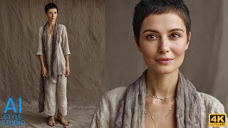 4K Ai Art Lookbook Video Of Ai Girl The Twist Behind Her Clic Style