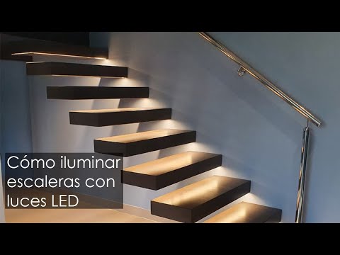 Video: ¿Cómo se colocan las luces LED en las escaleras?