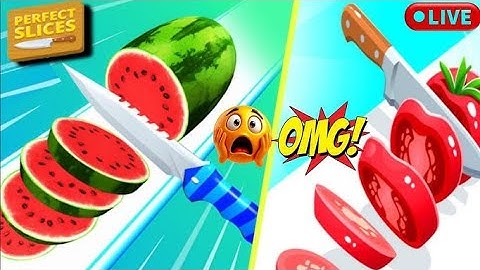 Perfect Slices – Super Satisfying Cutting Challenge! 🔪🍅 | Android & iOS Gameplay