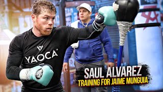 Saul Alvarez Training for Jaime Munguia 2024