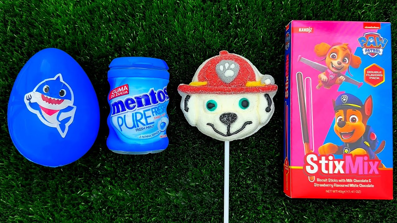 ASMR Candy Symphony | Blue Egg Surprises | Mentos & Sweets Unboxing