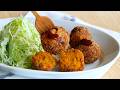 【揚げたて絶品! ほくほく♪優しい甘さのかぼちゃコロッケ】Fluffy & Gently Sweet Pumpkin Croquettes