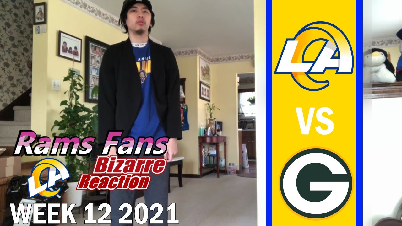 Rams Fans Bizarre Reaction Week 12 (2021) - YouTube