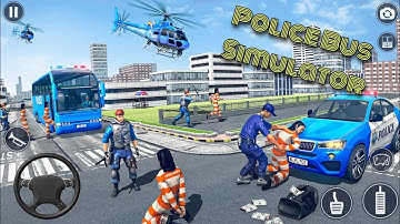 Police Bus Simulator Bus Games Gameplay (Android/IOS/APK) Part 1