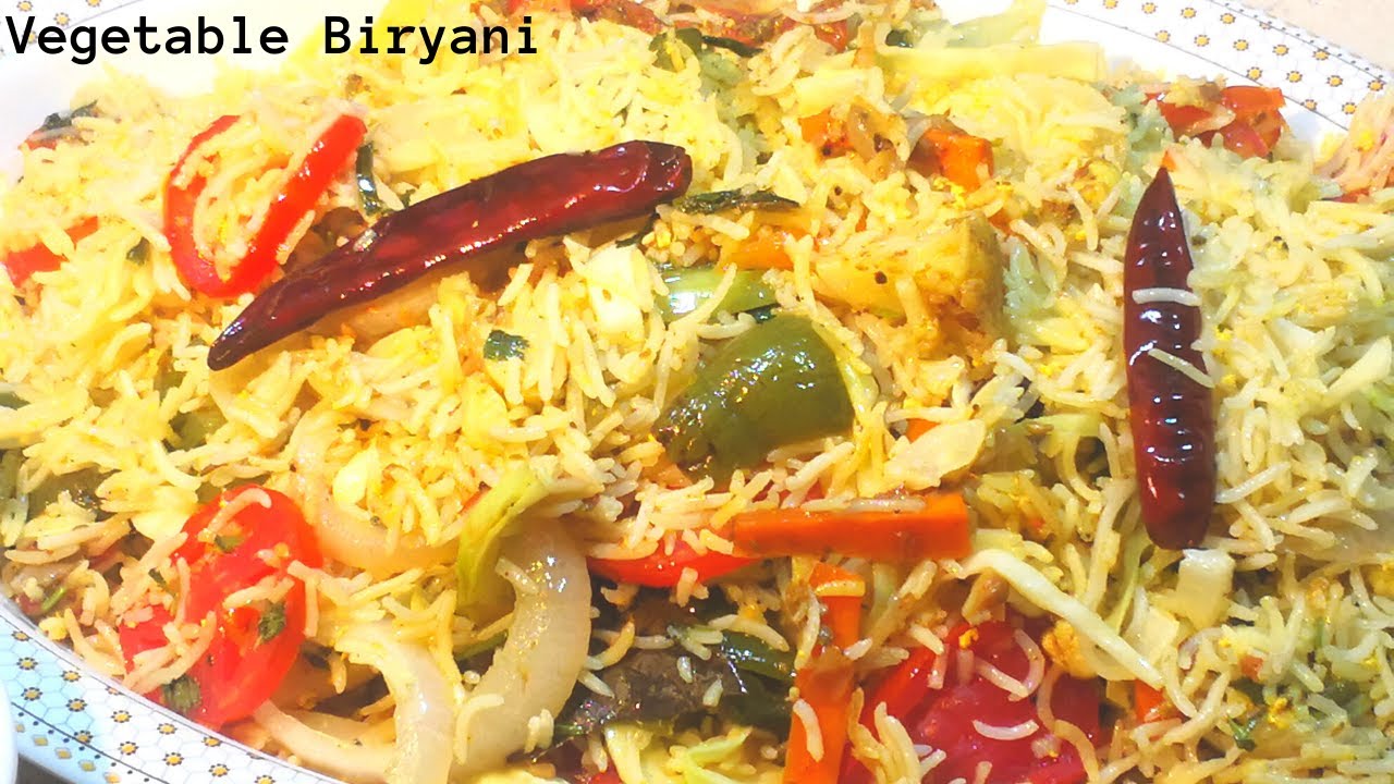 Special Vegetable Rice Recipe | Mix Vegetable Rice Recipe | Vegetable ...