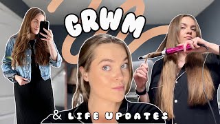 GRWM + life updates | first outing since having my baby