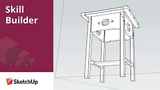 Non-Destructive LayOut Prep for Woodworking Projects in SketchUp - Skill Builder