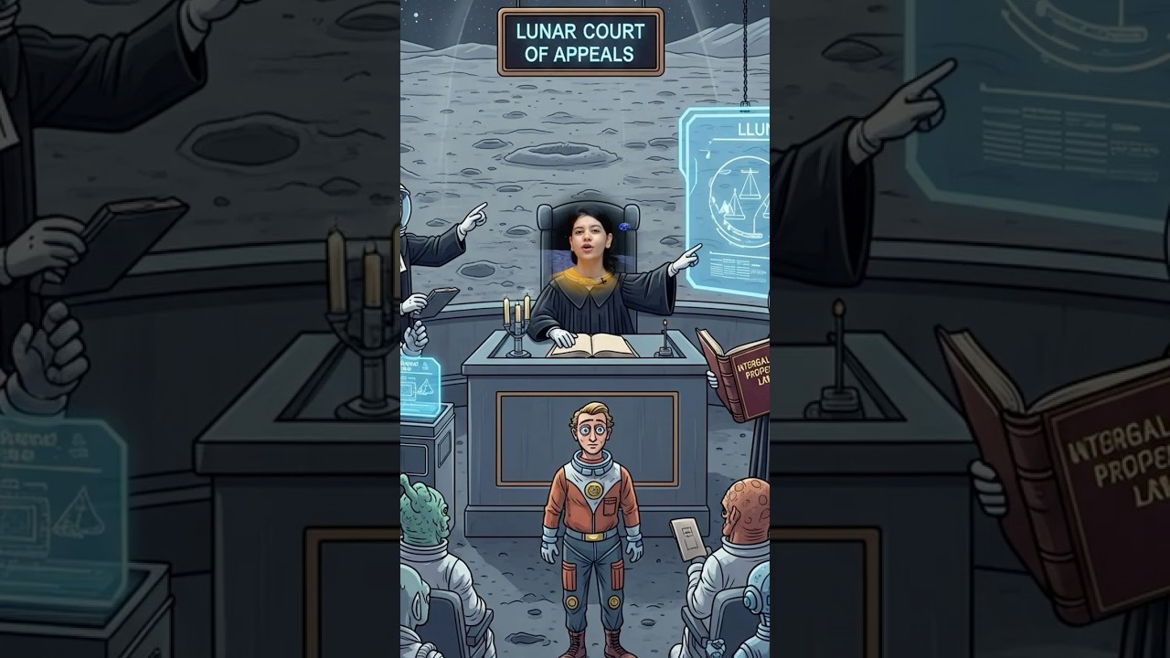 Can you buy land on Moon?🌝#law #legal #weirdlaws #salonikabra