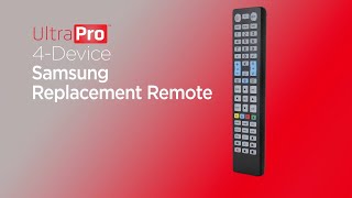 67207: UltraPro 4-Device Universal Replacement Remote Samsung