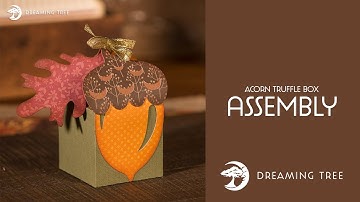 SVG File - Acorn Truffle Box - Assembly Tutorial (For Cricut, Silhouette, and ScanNCut)