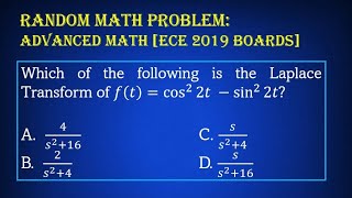 Random Math Problem: Advanced Mathematics [ECE 2019 Boards]