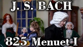 Johann Sebastian BACH: Menuet I in Bb major, Partita No. 1, BWV 825