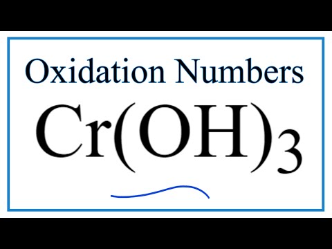วีดีโอ: โครเมียมไอออน CrO4 2 มีเลขออกซิเดชันเป็นเท่าใด