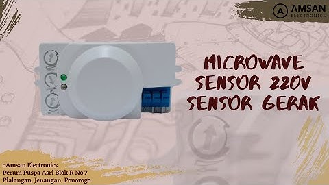 🔹Microwave Sensor 220v Sensor Gerak🔹