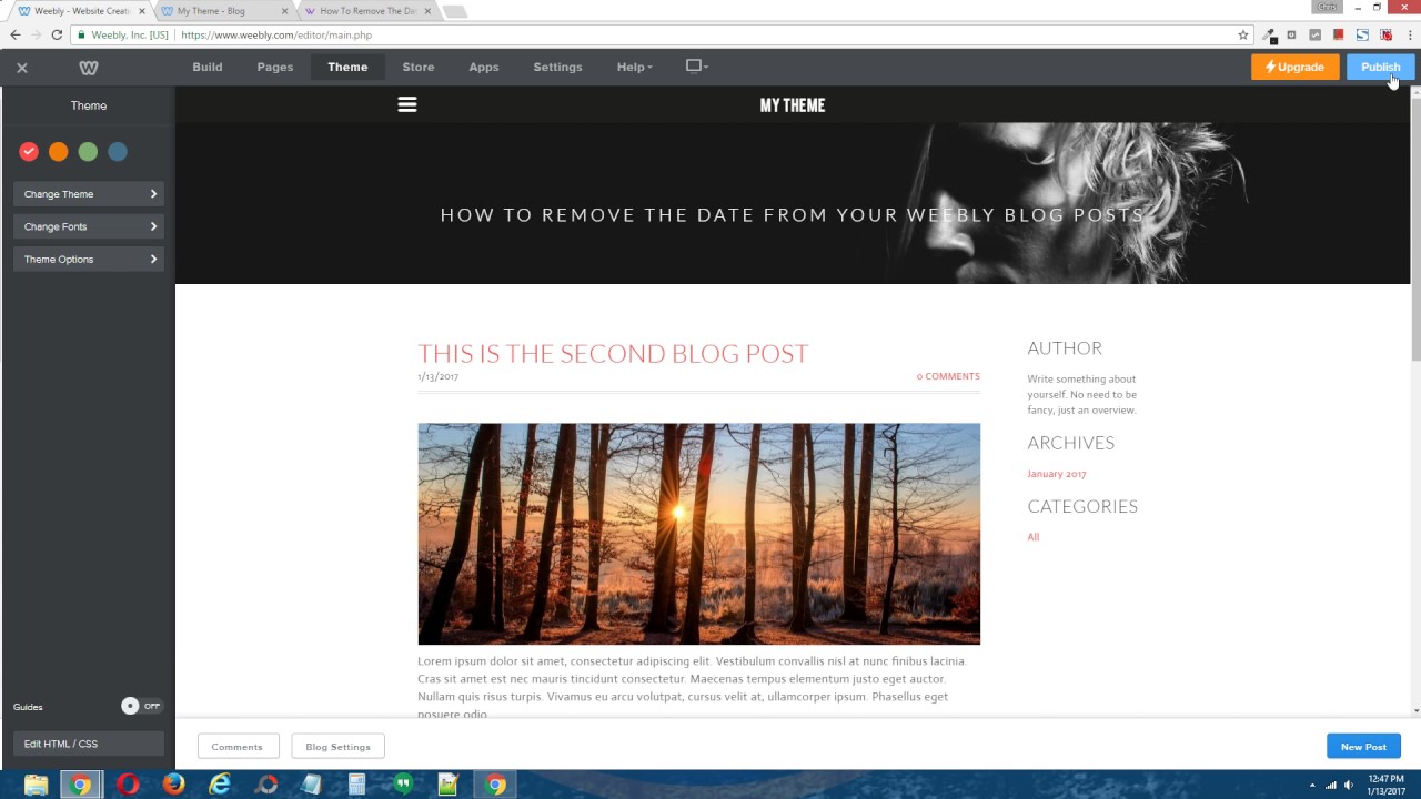 weebly blog templates