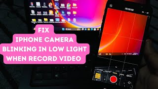 How To Fix iPhone Camera Blinking/Flickering in low light when record video !! iPhone camera Tips