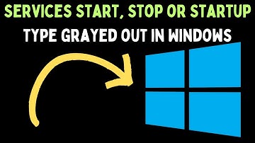 How to Fix Services Start, Stop or Startup Type Grayed out in Windows 11