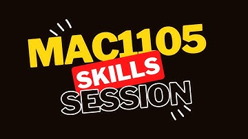 MAC 1105 | Inverse Functions | College Algebra Skills Session