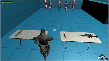 Unity Third Person Shooter Project PVP ,