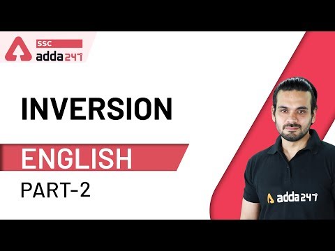 Inversion in English Grammar (Part 2) | English For SSC CHSL | CGL | NTPC