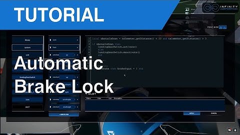Lua Tutorial   Brake Lock