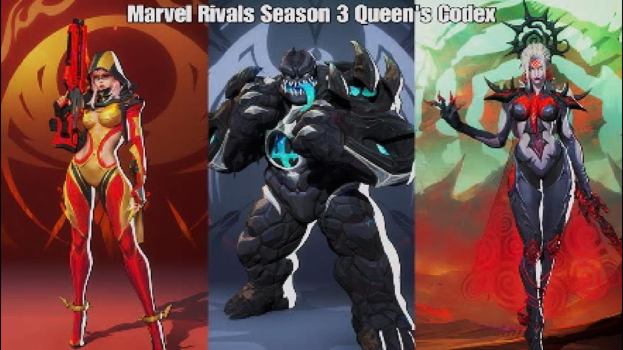 Checking out the Queen's Codex in Marvel Rivals Season 3.5