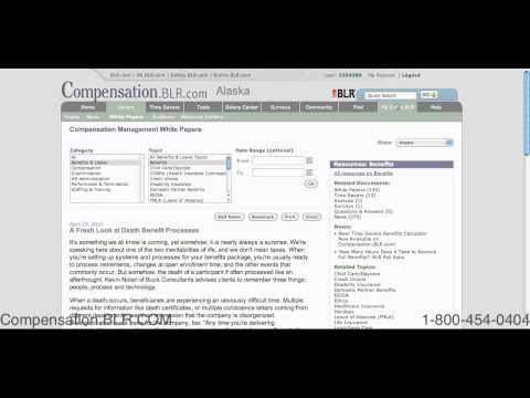 Compensation.BLR.COM - My Comp.BLR