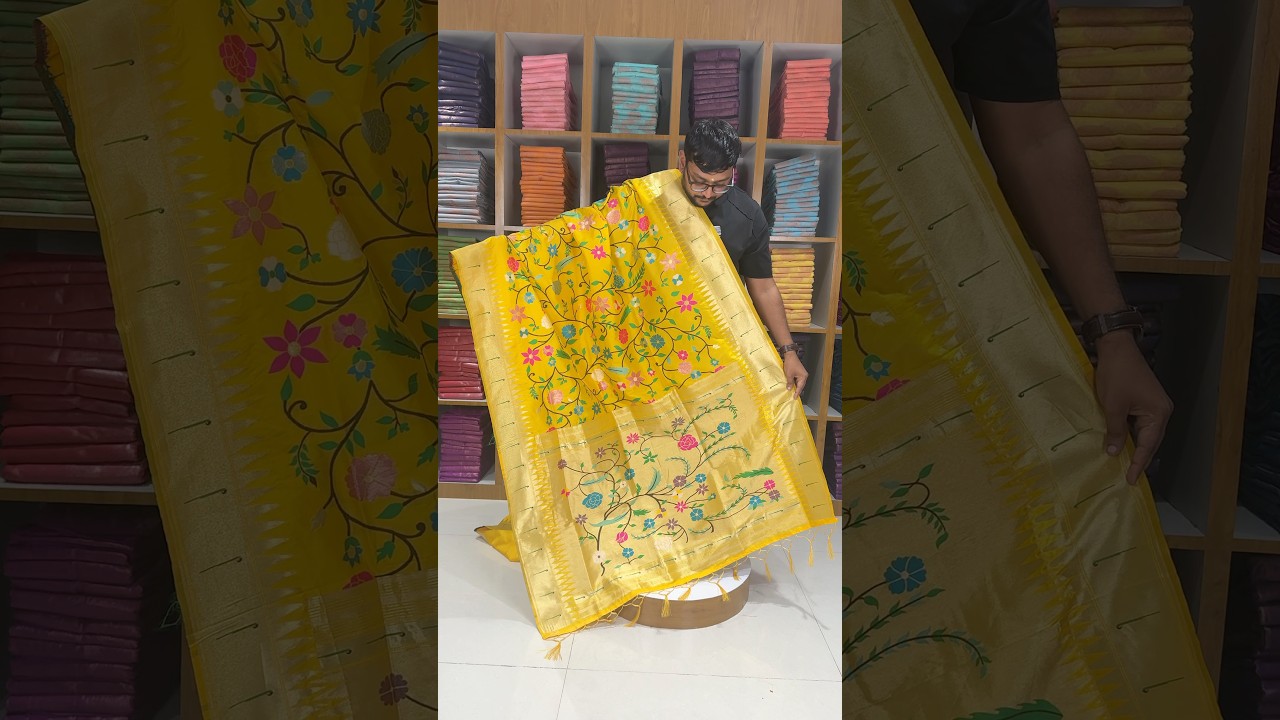 Janhvi Kapoor–Inspired Kanchivaram Paithani Silk Saree