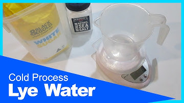 Lye Water - Cold Process Soap Making, How I make Lye Water