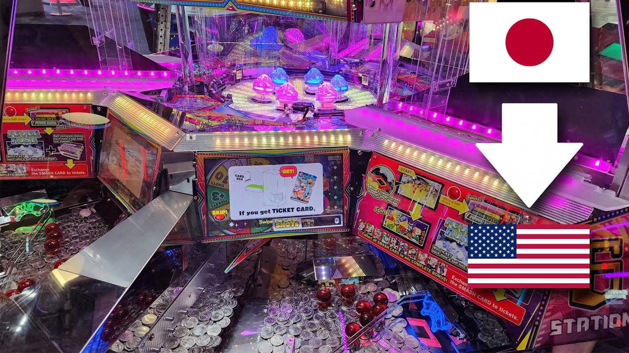 This Coin Pusher Just Arrived From Japan YouTube