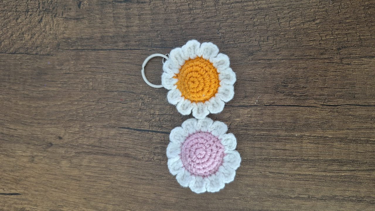 Amigurumi Çiçek Anahtarlık Yapımı