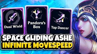 Space Gliding Ashe God Roll: Dual Wield + Tap Dancer = Insane Movespeed | ARAM Mayhem