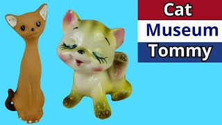 C41. These Ceramic Cat Figurines In Various Colors Are More Than Just Decorations