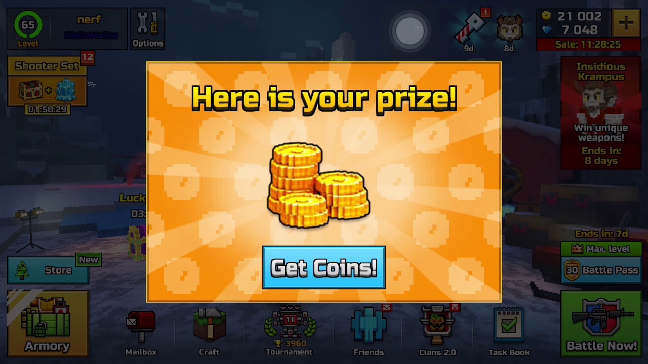 Pixel Gun 3D | Infinite Coins Glitch!!! ( No Hack)