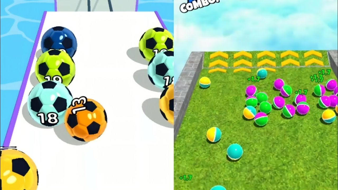 Marble Run 3D Vs Bump Pop Gameplay Walkhthrough