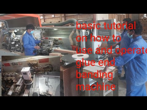 tutorial di base su come utilizzare colla macchina banding fine
