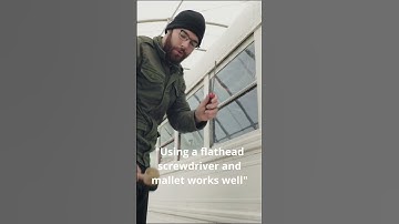 Today we remove windows in our skoolie! easier job than expected. #skoolie #buslife #skooliebuild