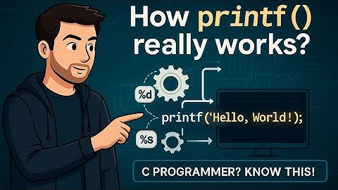💻How printf() Works Internally in "C" | C Language Explained Like Never Before! | LEARN WITH DHRUV