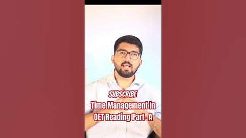 TOP TIP FOR TIME MANAGEMENT IN OET READING PART A ❤️🥰 #oet2025 #oetpreparation #oetfordoctors