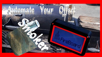 Een ventilator en controller installeren op mijn offset-smoker