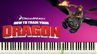 How To Train Your Dragon - Test Drive - PIANO TUTORIAL