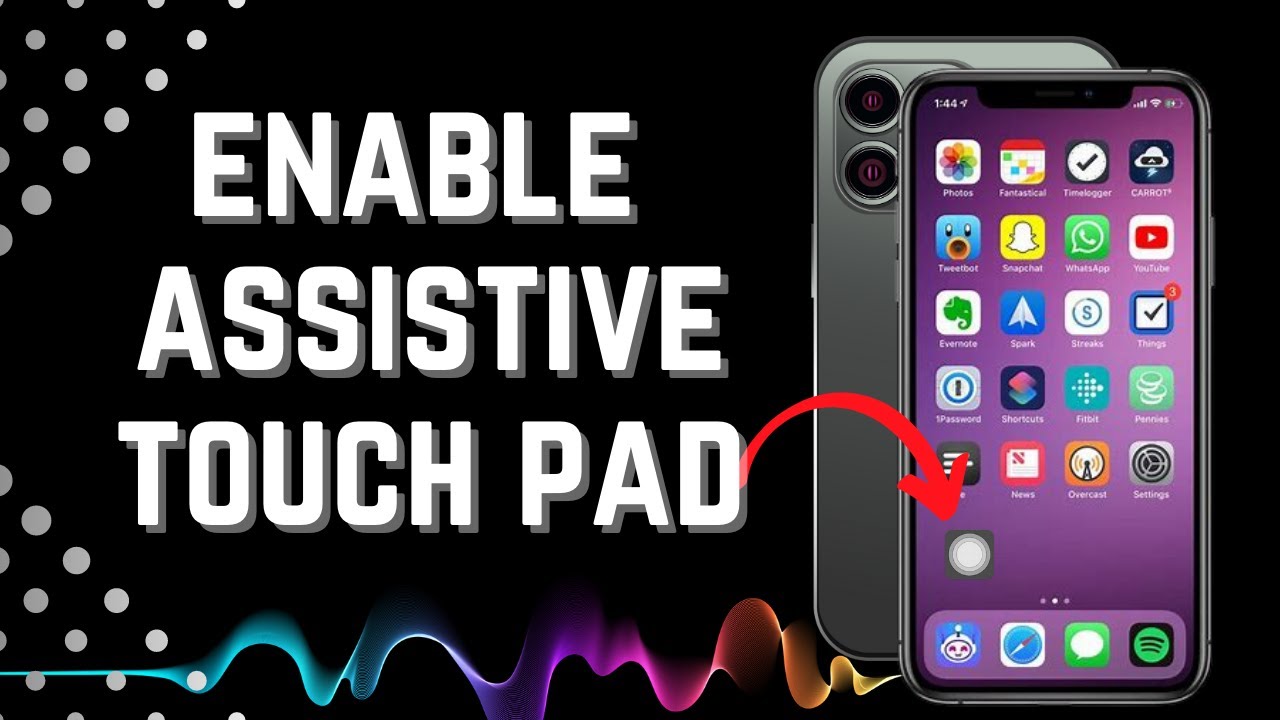 How to Turn on assistive touch on iPhone - YouTube