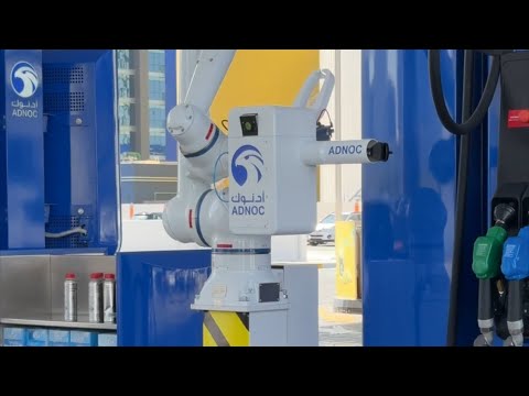 The World’s First Robot Fuel-Filling Arm in the UAE! #shorts