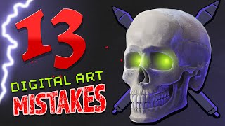 13 Digital Art MISTAKES You Could Be Making! ️
